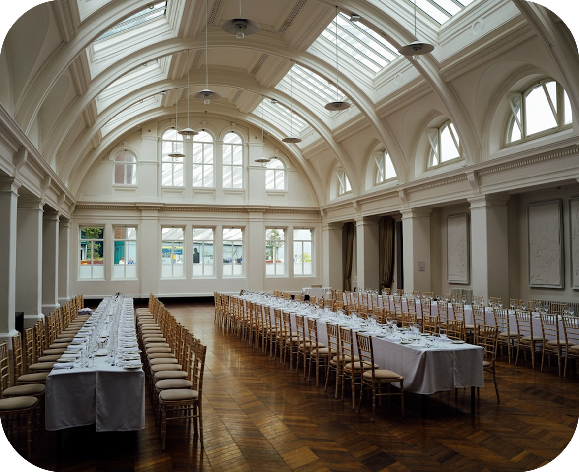 Modern conference venue interior