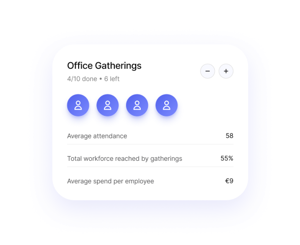Company-wide access to a branded event platform